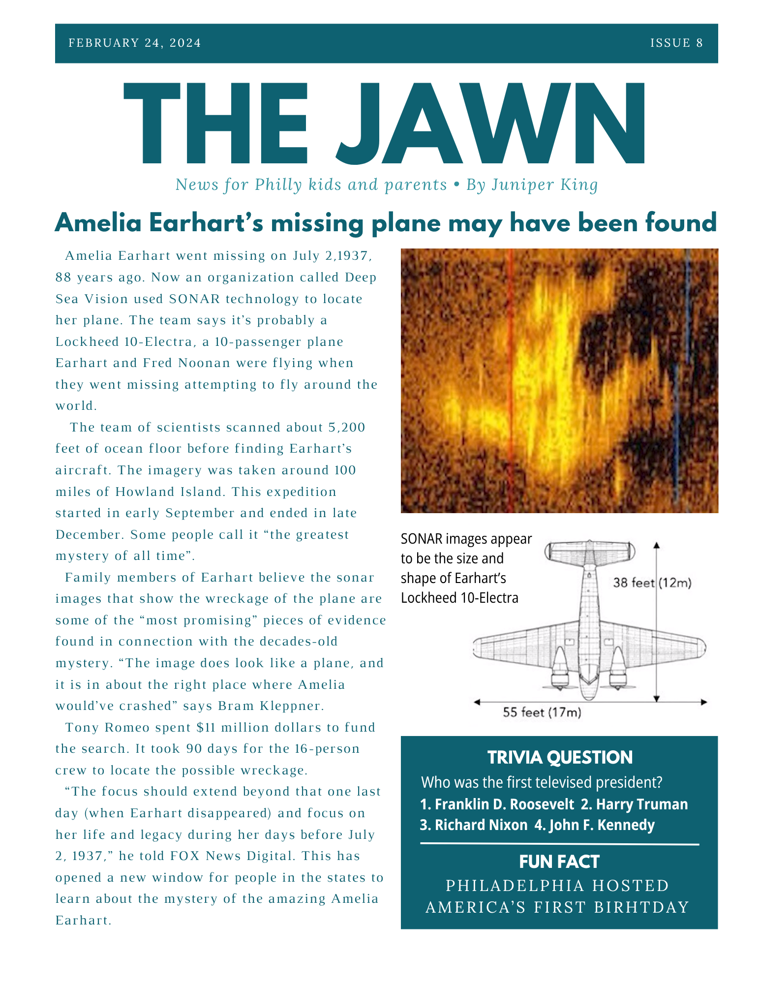 The Jawn, Issue 8, Page 1