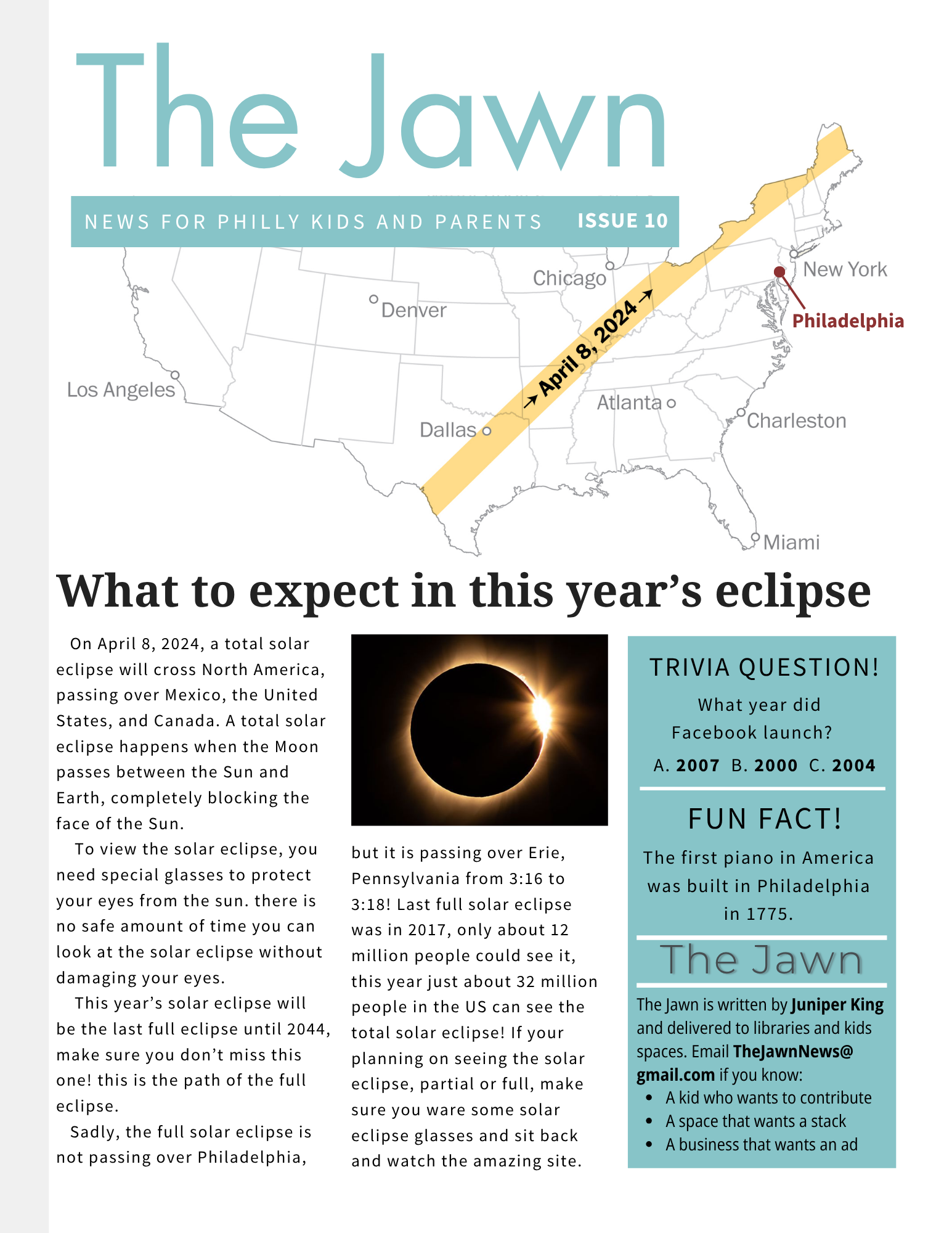 The Jawn, Issue 10, Page 1