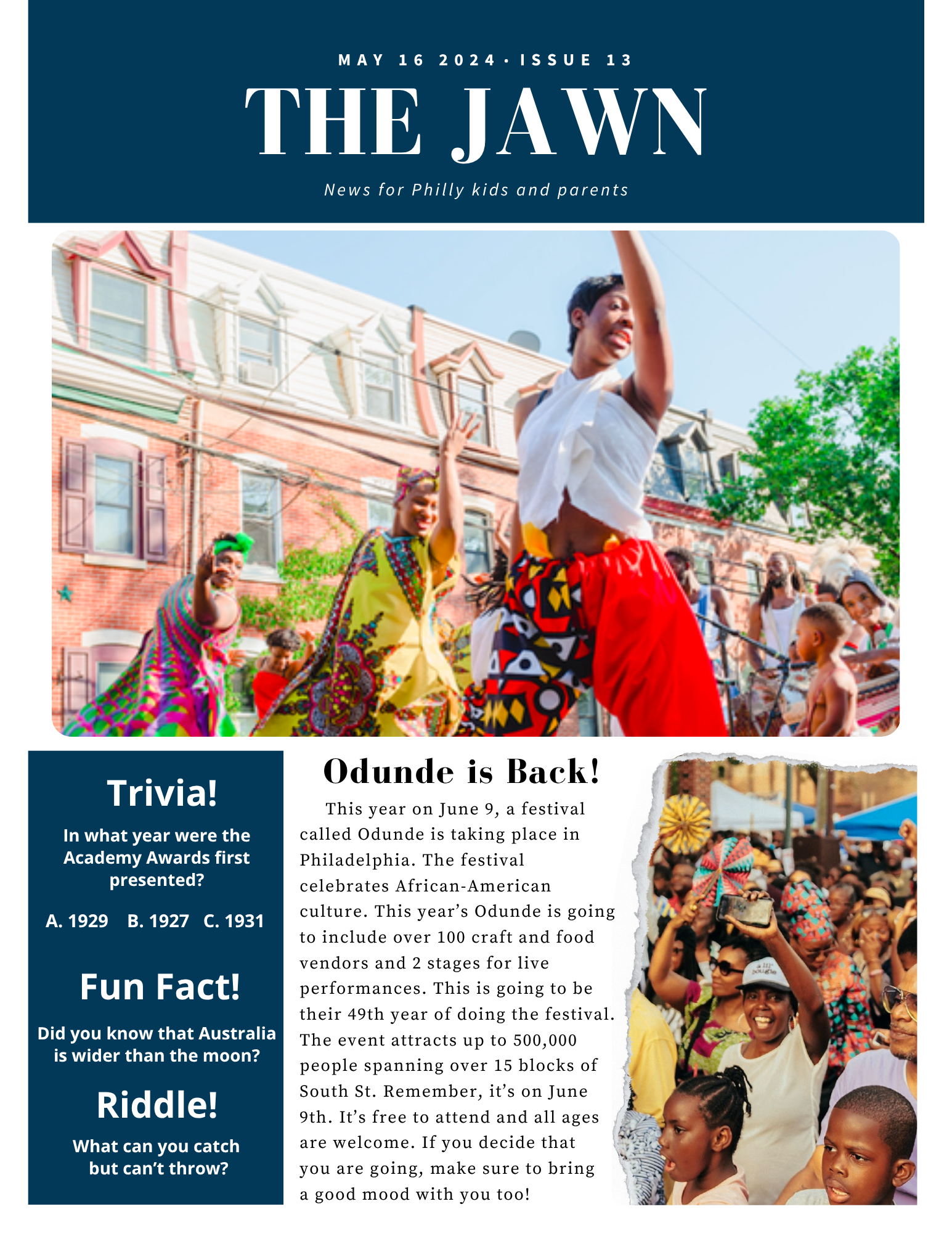 The Jawn, Issue 13, Page 1