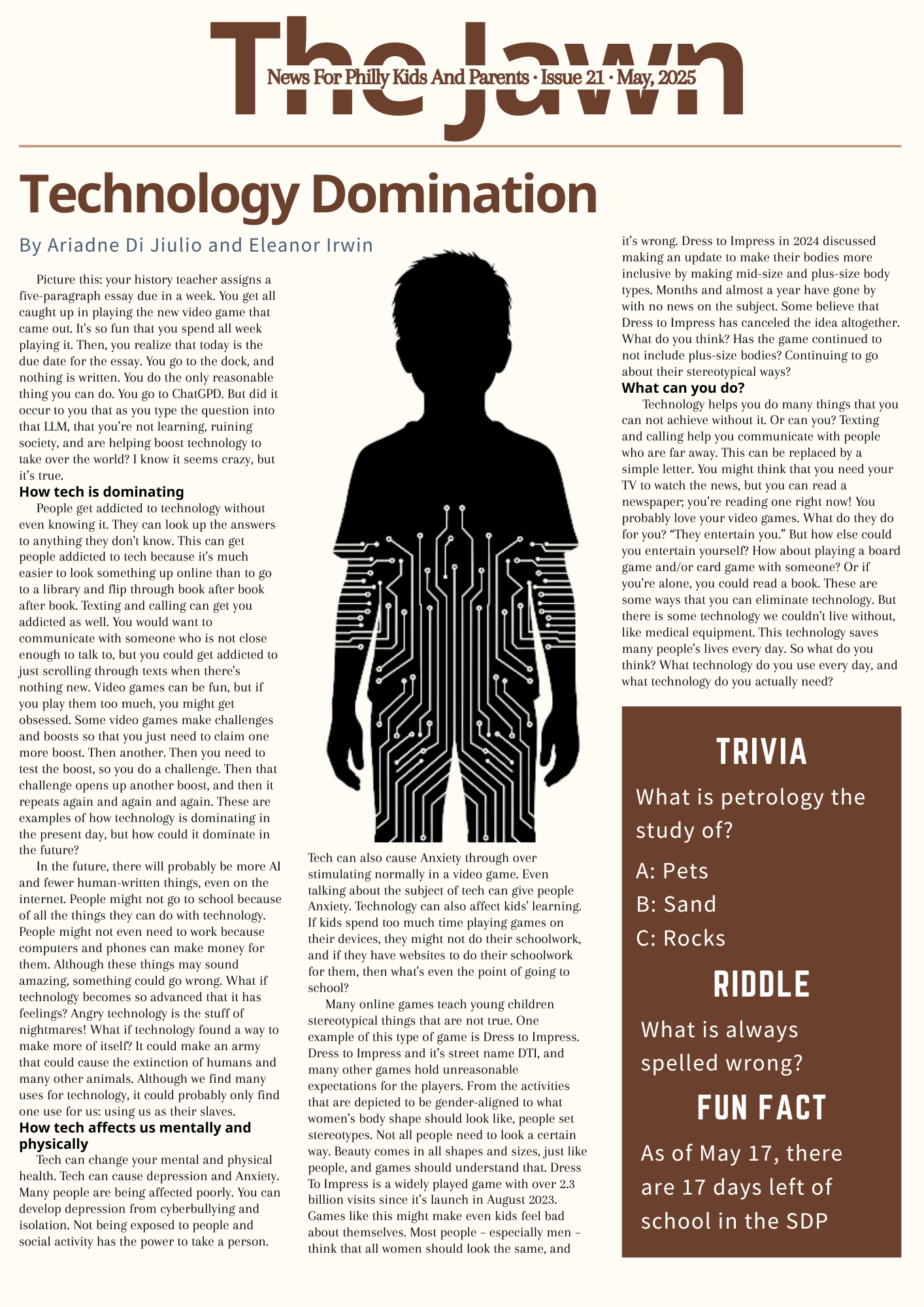 The Jawn, Issue 21, Page 1